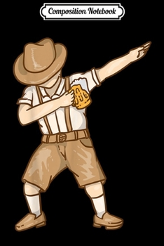 Composition Notebook: Cool Dabbing German Man With Beer Mug Oktoberfest Gift Journal/Notebook Blank Lined Ruled 6x9 100 Pages