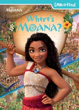 Hardcover Disney: Where's Moana? Look and Find Book