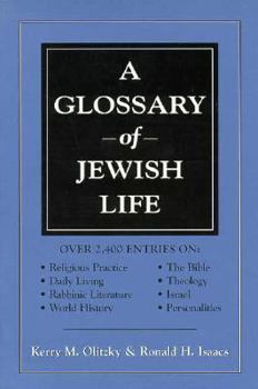 Paperback A Glossary of Jewish Life Book