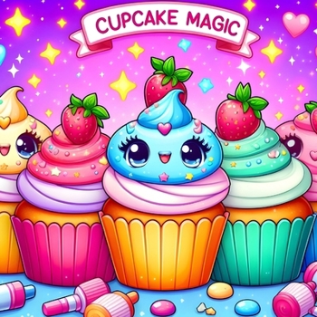 Paperback Cupcake Magic: A Coloring Book of Yummy Cupcakes Book