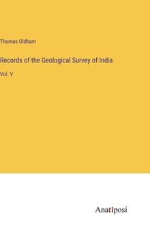 Hardcover Records of the Geological Survey of India: Vol. V Book