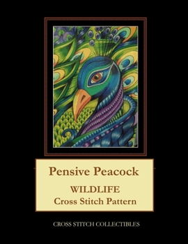 Pensive Peacock: Wildlife Cross Stitch Pattern