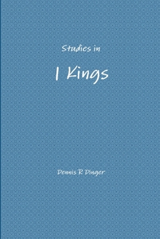 Paperback Studies in 1 Kings Book