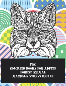 Paperback Forest Animal Coloring Books for Adults - Mandala Stress Relief - Fox Book