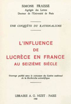 L' Influence de Lucrece En France Au XVI Siecle