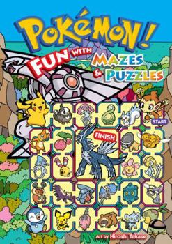 Hardcover Pokemon! Fun with Mazes & Puzzles Book