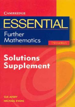 Paperback Essential Further Mathematics: Solutions Supplement Book