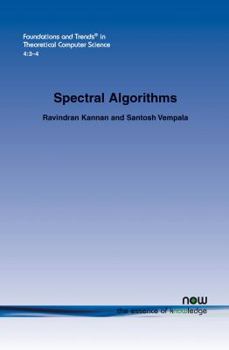 Paperback Spectral Algorithms Book