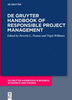 Hardcover de Gruyter Handbook of Responsible Project Management Book