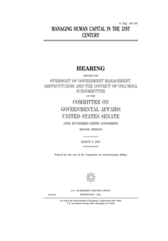 Managing human capital in the 21st century