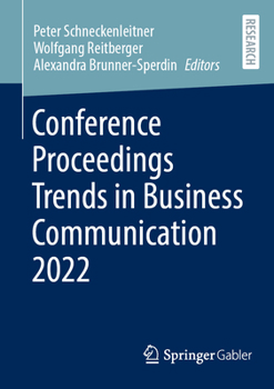Paperback Conference Proceedings Trends in Business Communication 2022 Book