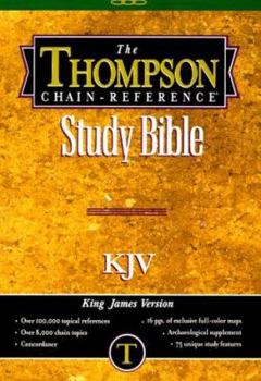 Hardcover Thompson Chain Reference Bible-KJV-Hand Size Book