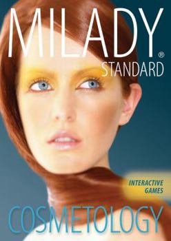 Hardcover Interactive Games on CD Fopr Milady Standard Cosmetology 2012 Book