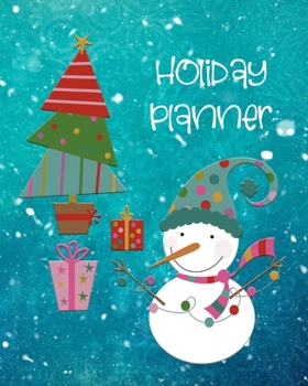 Paperback Holiday Planner: Christmas Organizer, Journal and Notebook Book