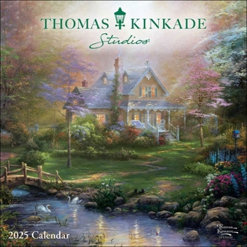 Calendar Thomas Kinkade Studios 2025 Mini Wall Calendar Book