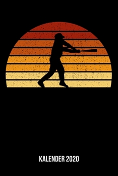 Paperback Kalender 2020: Terminplaner A5 - Vintage Sonne Baseball Wochenkalender & Monatsplaner 2020 - Geschenk f?r Baseballspieler [German] Book