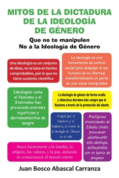 Paperback Mitos De La Dictadura De La Ideologia De Genero: Que No Te Manipulen No a La Ideolog?a De G?nero [Spanish] Book