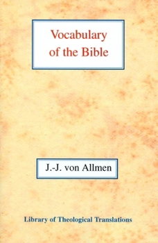 Vocabulary of the Bible