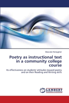 Paperback Poetry as instructional text in a community college course Book