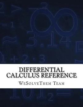 Paperback Differential Calculus Reference: Calculus 1 Book