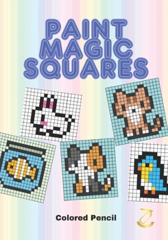 Paperback Paint Magic Squares Book