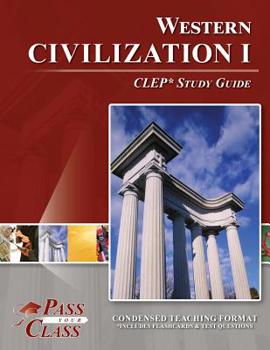Paperback Western Civilization 1 CLEP Test Study Guide Book
