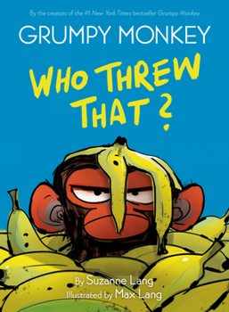 Hardcover Grumpy Monkey Who Threw That?: A Graphic Novel Chapter Book