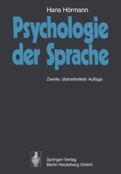 Paperback Psychologie Der Sprache [German] Book