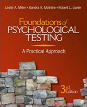 Hardcover Foundations of Psychological Testing: A Practical Approach Book