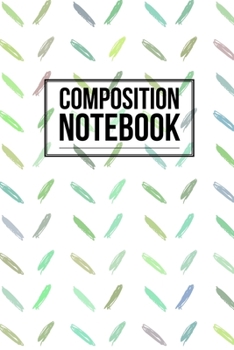 Paperback Composition Notebook: College Ruled 6" x 9" Party Design Writing Notes Journal, Office, Kids, School and college student. Book