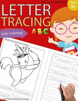 Paperback Letter Tracing Book for Preschoolers: Letter Tracing Books for Kids Ages 3-5, Letter Tracing Workbook, Alphabet Writing Practice.Fun with Coloring Book