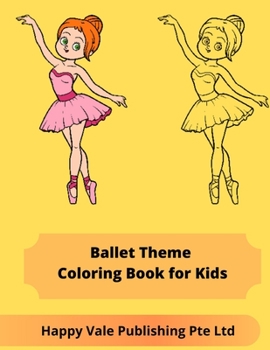 Paperback Ballet Theme Coloring Book for Kids Book