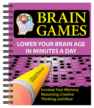 Spiral-bound Brain Games #2: Lower Your Brain Age in Minutes a Day (Variety Puzzles): Volume 2 Book