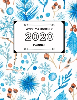 Paperback 2020 Weekly & Monthly Planner: Beautiful and Simple Flamingos Calendar, Organizer with Inspirational and Motivational Quotes for Women Book