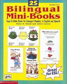 Paperback 25 Bilingual Mini-Books: Easy-To-Make Books for Emergent Readers, in English and Spanish [Spanish] Book