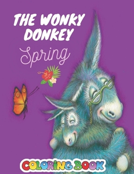 Paperback The Wonky Donkey Spring Coloring Book