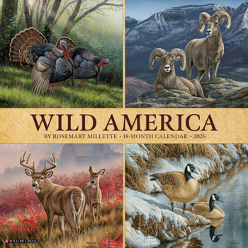 Calendar Wild America 2026 Wall Calendar Book