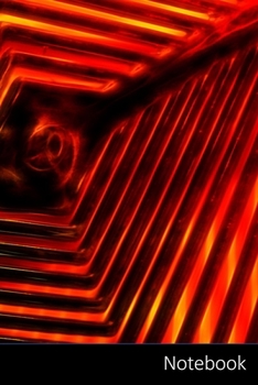 Paperback Notebook: 要約、ネオン、背景、ライト ノ} Book