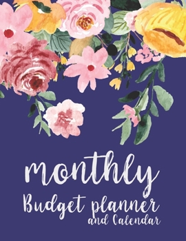 Monthly Budget Planner and Calendar: 2 Year Calendar 2020-2021 financial planning journal with income list,Weekly expense tracker ,monthly bill ... Design (monthly income and expense book)