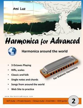 Paperback Harmonica for Advanced: Harmonica around the world Book