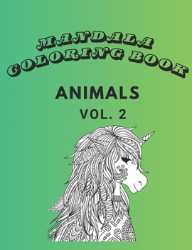 Paperback Mandala Coloring Book: Animals vol. 2 Book