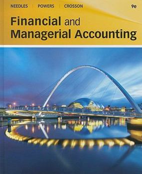 Hardcover Financial and Managerial Accounting Book