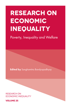 Hardcover Research on Economic Inequality: Poverty, Inequality and Welfare Book