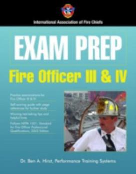 Paperback Exam Prep: Fire Officer III & IV Book