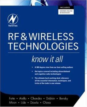 Paperback RF and Wireless Technologies: Know It All [With CDROM] Book