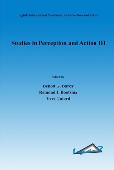 Hardcover Studies in Perception and Action III Book