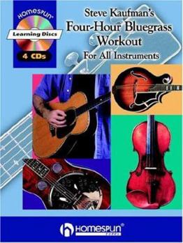 Paperback Steve Kaufman's Four-Hour Bluegrass Workout Book