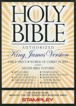 Leather Bound Large Print Bible-KJV-Deluxe [Large Print] Book