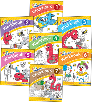 Paperback Jolly Phonics Workbooks 1-7: In Print Letters (American English Edition) Book