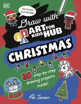 Paperback Draw with Art for Kids Hub Christmas Book